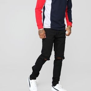 FASHION NOVA MENS- Modest Skinny Jeans size 38